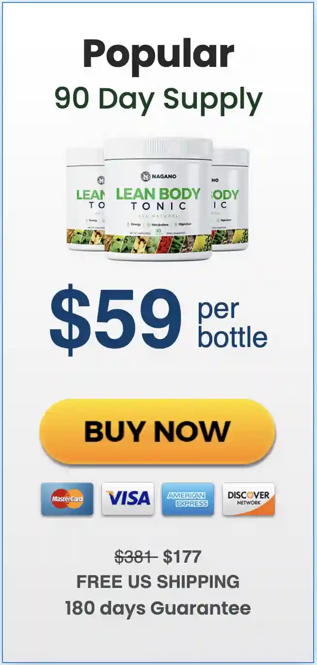 Nagano Lean Body Tonic 3 bottle buy